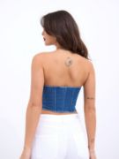 6241 KOT BLUZ-MAVİ resmi